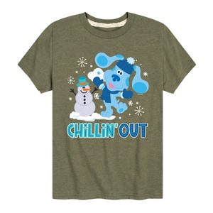 Boys' - Blue's Clues & You! - Chillin With My Snowmies Short Sleeve Graphic T-Shirt - 1 of 4