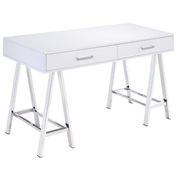 NicBex 54 Inch Computer Home Office Desk with 2 Drawers and USB Port for Bedroom,Study Room,Office