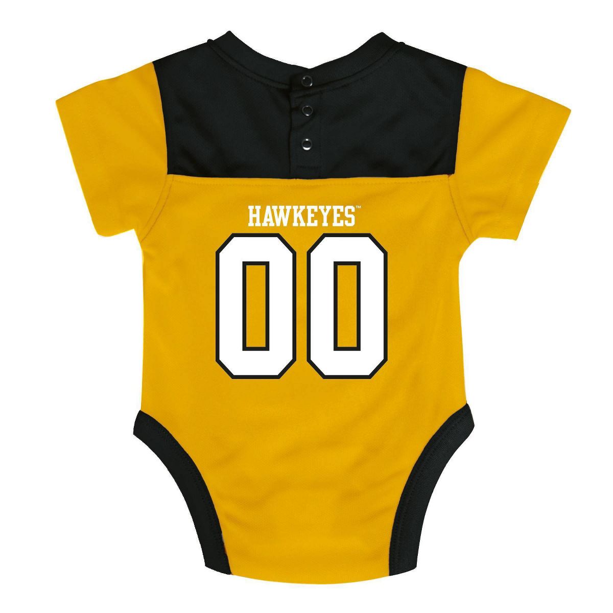 NCAA Iowa Hawkeyes Newborn 2pk Jersey Bodysuit - thumbnail 3