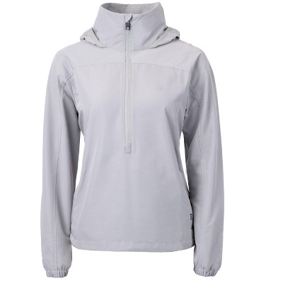 Cutter Buck Charter Eco Knit Recycled Womens Anorak Jacket - Polished ...