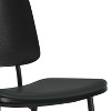 Okak Leather Dining Chairs with Rattan Back Set of 2, High-Density Sponge, Electroplated Legs & Anti-Tip Design for Dining/Living Room Bedroom - 4 of 4
