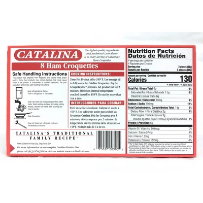 Catalina Ham Croquettes - Frozen - 8ct/9.6oz