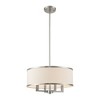 Livex Lighting Park Ridge 4 - Light Chandelier in  Brushed Nickel - 4 of 4