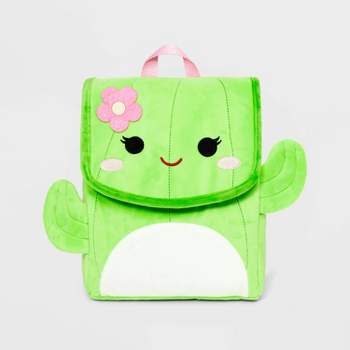 Kids' Squishmallow Cactus 11.6" Flap Backpack - Green