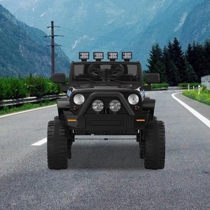 12V 4.5AH Kids Electric Car with 2-Seater, Remote Control, All-Terrain Wheels & Music for Kids 3-8 Years Old - 1 of 4