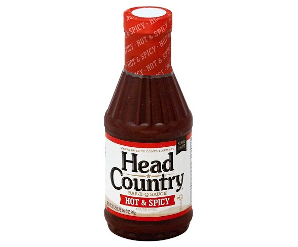 Head Country Bar-B-Q Sauce Hot & Spicy - 20oz
