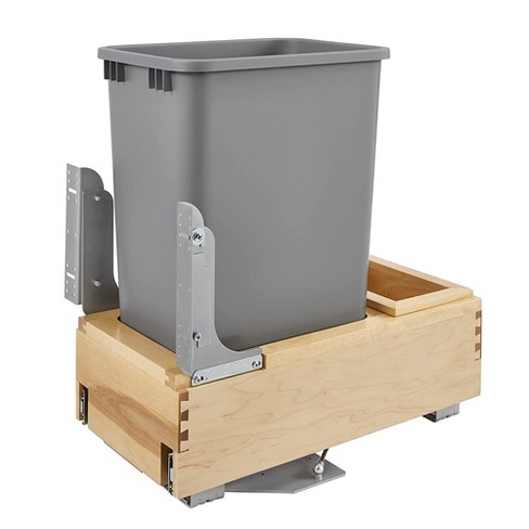 Bottom-Mount Sliding Waste Containers