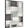 32" x 42" Linked to Silver II by Eva Watts: Modern Abstract Wall Art - Amanti Art - 2 of 4