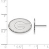 Black Bow Jewelry 14k White Gold Georgia Bulldogs NCAA Post Earrings - 2 of 3