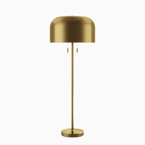 Modway Avenue Floor Lamp - Metal Dome Shade, Requires 2 E26 60W Lightbulbs - 1 of 4