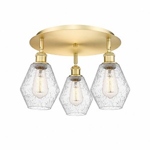 Cindyrella - 3 Light Flush Mount In Industrial Style-10 Inches Tall and 17.75 Inches Wide - 1 of 1