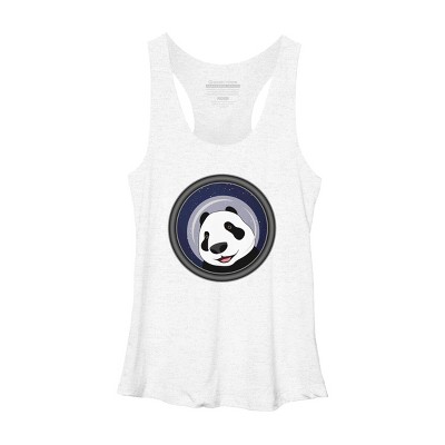 Women's Design By Humans Cosmopanda By Alpri Racerback Tank Top