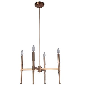 Craftmade Lighting Ella 4 - Light Chandelier in  Satin Brass - 1 of 1