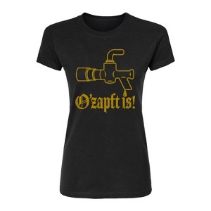 Women's - Instant Message - Oktoberfest Ozapft Is Fitted Graphic T-Shirt - 1 of 4