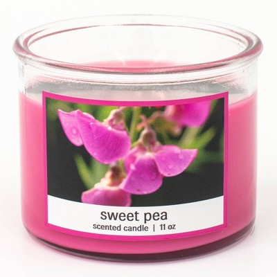 11oz Jar 3-Wick Sweet Pea Candle