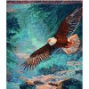Manual Woodworkers and Weavers American Majesty Tapestry Throw Blanket 50"x60", Poly-Cotton Blend, Patriotic Woven Home Accent - 3 of 3