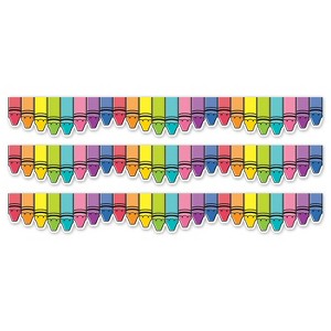 Creative Teaching Press® Core Decor Doodle Crayons EZ Border, 48 Feet Per Pack, 3 Packs - 1 of 4