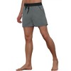 Lars Amadeus Men's Summer Drawstring Waist Solid Color Swim Shorts - 4 of 4