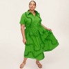 Women's Ribbon Short Sleeve Midi Shirtdress - kate spade new york x Target Green - 3 of 4