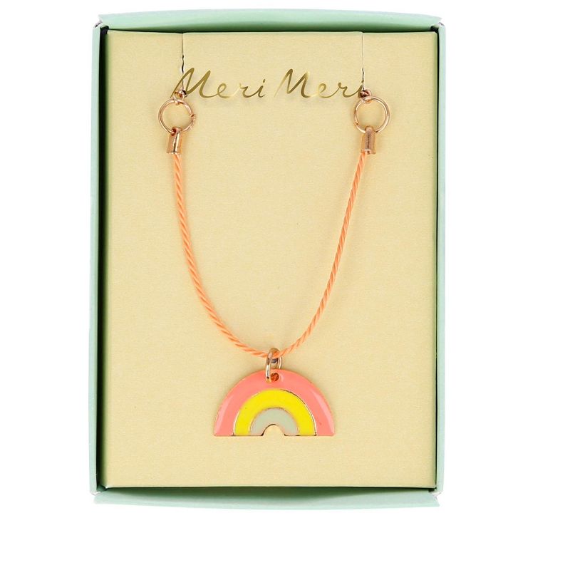 Meri Meri Enamel Rainbow Necklace (Pack of 1), 4 of 5