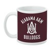 Alabama A&M University Bulldogs Logo Ceramic Coffee Mug Novelty Gift Mugs for Coffee Tea and Hot Drinks 11oz White - 3 of 4