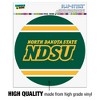North Dakota State NDSU Stripes Automotive Car Window Locker Circle Bumper Sticker - 3 of 4