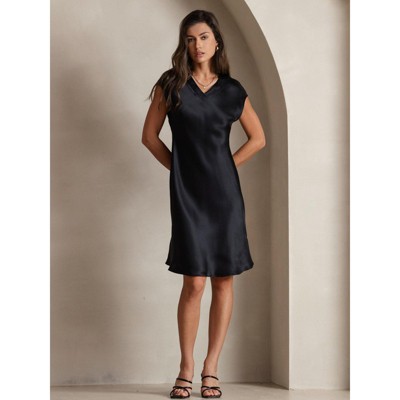SilkSilky Women's 100% Mulberry Silk Cap Sleeve Nightgown