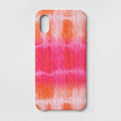 heyday&#153; Apple iPhone X/XS Tie Dye Case - Pink/Orange