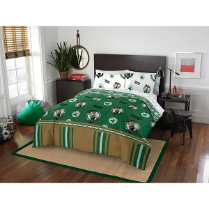 NBA Boston Celtics Rotary Bed Set - 1 of 3