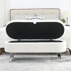 TROPOW  3.8ft Storage Ottoman Bench, Upholstered End of Bed Ottoman Bench with Storage Seating, for Foot in Bedroom, Living - 2 of 4