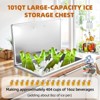 Garvee Drop In Ice Chest, Drop In Cooler, Stainless Steel Ice Chest with Hinged Cover, Wine Coller for Home and Commercial - 2 of 4