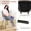 Tangkula Set of 4 Fabric Armless Kitchen Dining Chair Padded Modern Accent Chair - 4 of 4