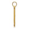 Black Bow Jewelry 14k Yellow Gold Plated Sterling Silver Wake Forest Demon Deacons NCAA Large Pendant - 2 of 4