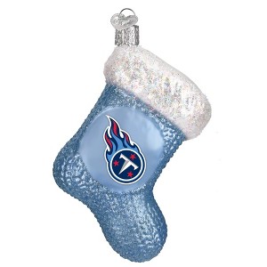 Old World Christmas Blown Glass Ornament for Christmas Tree, Tennessee Titans Stocking - 1 of 2