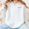 Simply Sage Market Embroidered Merry Typewriter Sweatshirt - 2 of 4