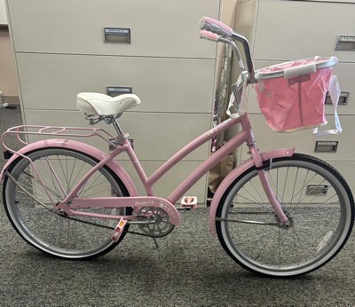 Pink huffy beach online cruiser