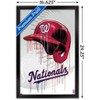 Trends International MLB Washington Nationals - Drip Helmet 22 Framed Wall Poster Prints - 3 of 4