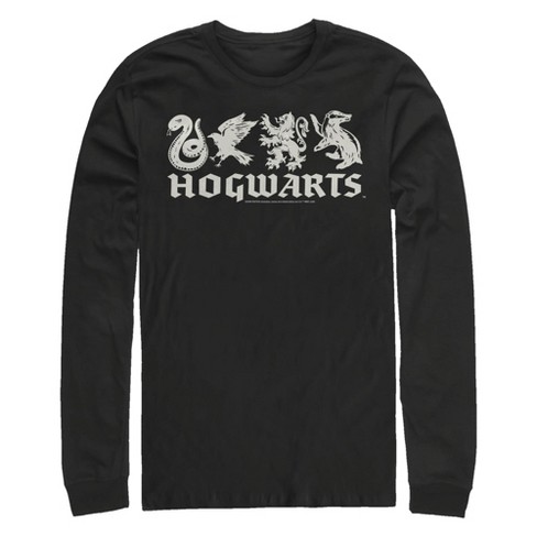 Men's Harry Potter House Mascots Long Sleeve Shirt - image 1 of 4