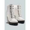Stopper Cushion Collared Lace Up Boots Women - 3 of 4