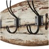 7"x23" Distressed Fish Shaped Wall Hook: Pine, Keyhole Mount, Indoor - Olivia & May - image 3 of 4