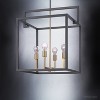 Urban Ambiance Luxury Modern Farmhouse Farmhouse Chandelier,  25-3/4" x 23-1/4",  Charcoal Finish, UHP2805 - 3 of 4
