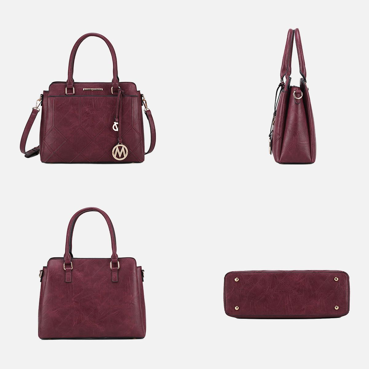 MKF Collection Elodie Triple Compartment Women’s Tote Bag by Mia K - thumbnail 8