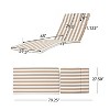 Christopher Knight Home Salem Outdoor Wicker Adjustable Chaise Lounges with Cushion (Set of 2) - 3 of 4
