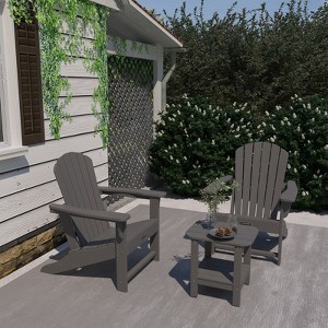 CASAINC Wood Adirondack Outdoor Chair, Set of 2 - 1 of 1