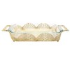 Classic Touch Rectangular Gold Handled Pyrex Holder with Brick Design - 2 of 3