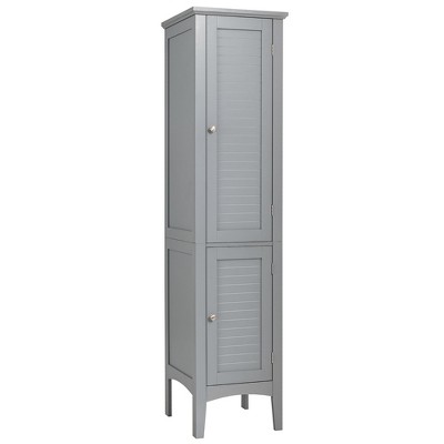 OKD Bathroom Storage Cabinet, Farmhouse Storage Cabinet with Adjustable  Shelves & Storage Drawer, Tall Linen Tower for Bathroom, Living Room,  Laundry