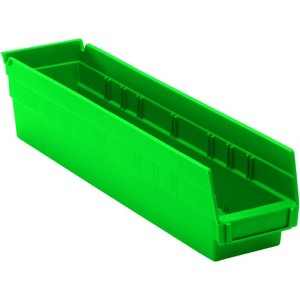 Quantum Storage Systems Economy Shelf Bin, 17-7/8"W X 4-1/8"D X 4"H - 1 of 1