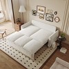 70.9" Velvet Pull Out Sofa Bed,Convertible 3-Seater Sleeper with 2-in-1 Pillow & Blanket for Living Room-Baofuwish - 2 of 4