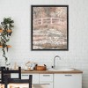 Stupell Industries Peach Impressionist Bridge Floating Frame Canvas Art, Black, 25" x 31" - 3 of 4