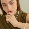 Sterling Silver Isabelle Cluster Pearl Adjustable Ring - 3 of 4